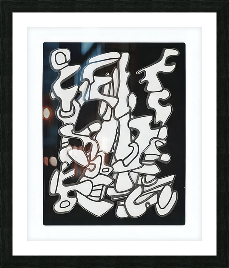JEAN DUBUFFET 64 Picture Frame print