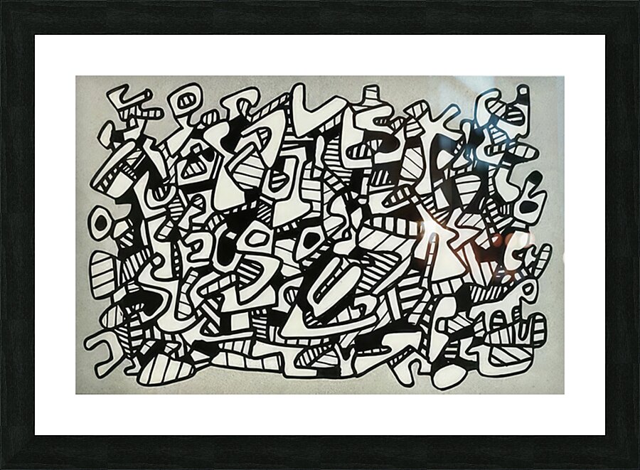 JEAN DUBUFFET 65 Picture Frame print
