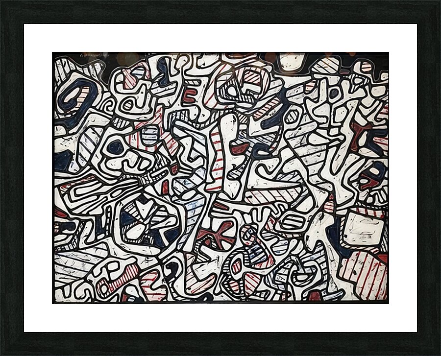 JEAN DUBUFFET 67 Picture Frame print
