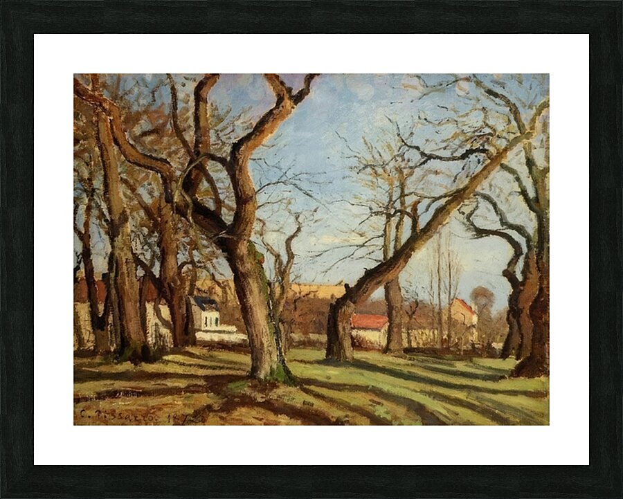 Chestnut Trees at Louveciennes 1872 Camille P Picture Frame print