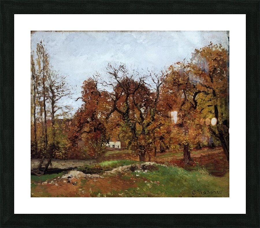 Autumn Landscape near Pontoise 1872 Camille P Picture Frame print