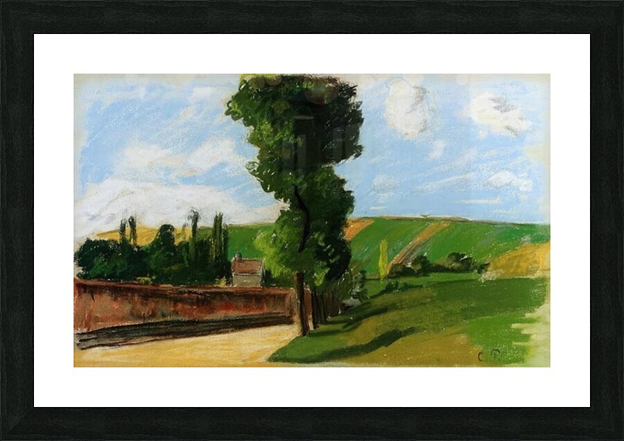 Landscape at Pontoise 2 1873 Camille Pissarro Picture Frame print