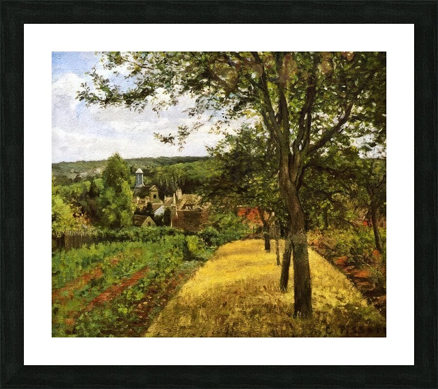 Orchards at Louveciennes 1872 Camille Pissarro Picture Frame print