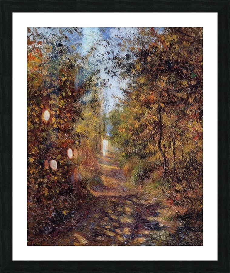 A Path in the Woods Pontoise 1879 Camille Pissaro Picture Frame print