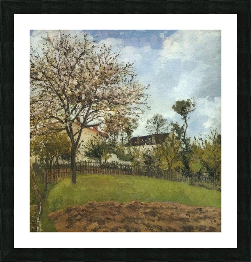 Landscape at Louveciennes 1870 Camille Pissaro Picture Frame print