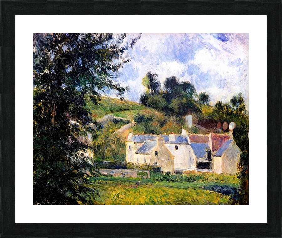 Houses of l Hermitage Pontoise 1879 Camille Pissarro Picture Frame print