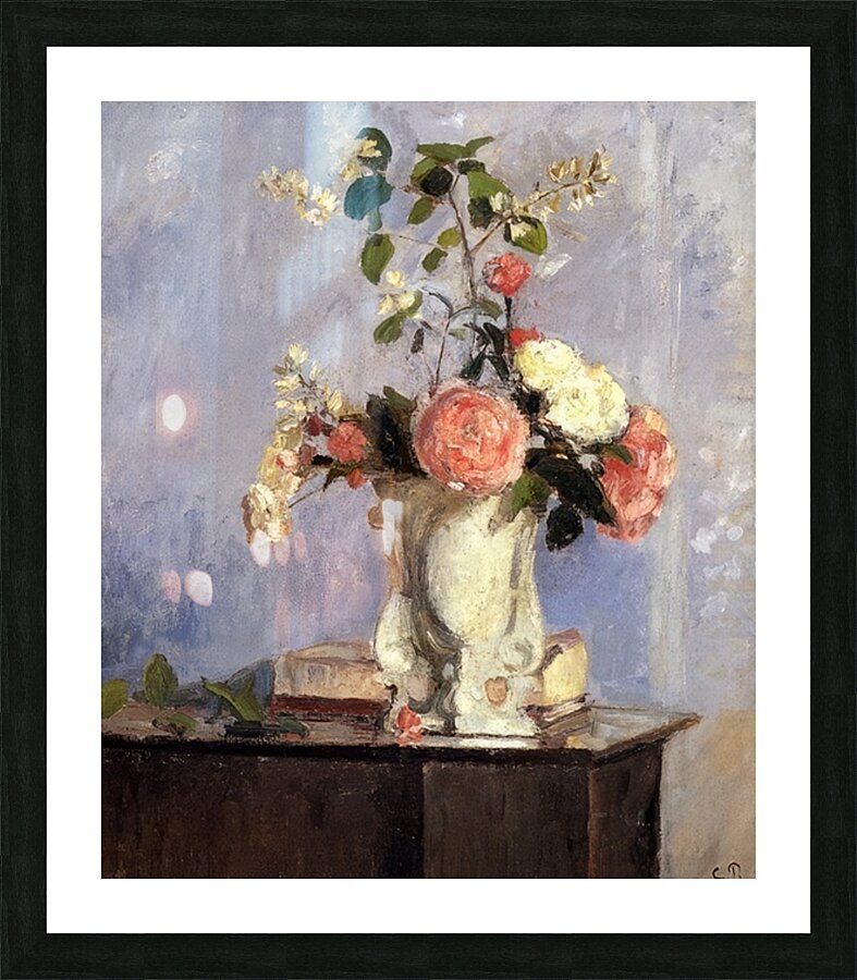 Bouquet of Flowers 1873 Camille Pissarro Picture Frame print