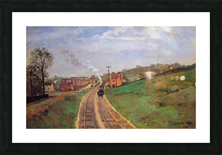 Lordship Lane Station Dulwich 1871 Camille Pissaro Picture Frame print