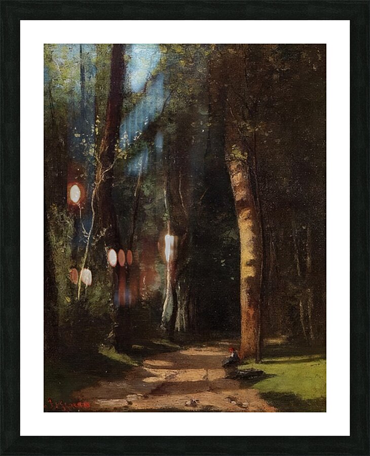 In the Woods 1859 Camille Pissarro Impression et Cadre photo