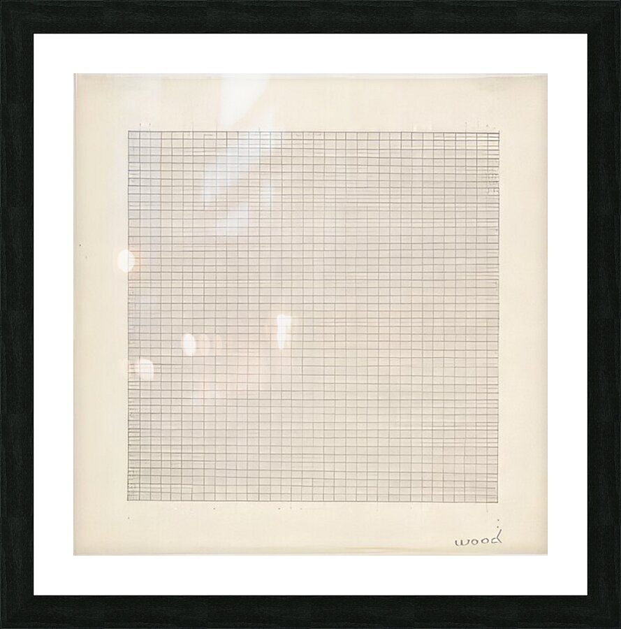 Agnes Martin    7 Picture Frame print