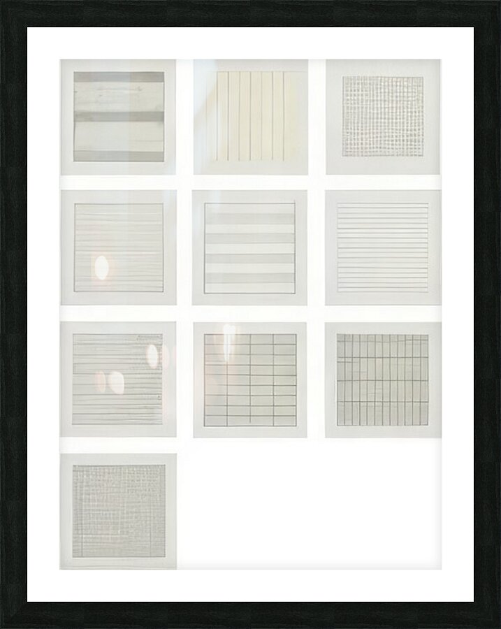 Agnes Martin    10 Picture Frame print