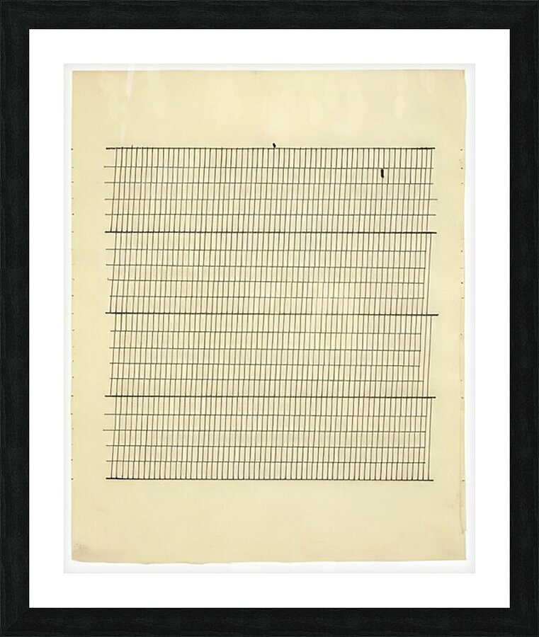 Agnes Martin    11 Picture Frame print