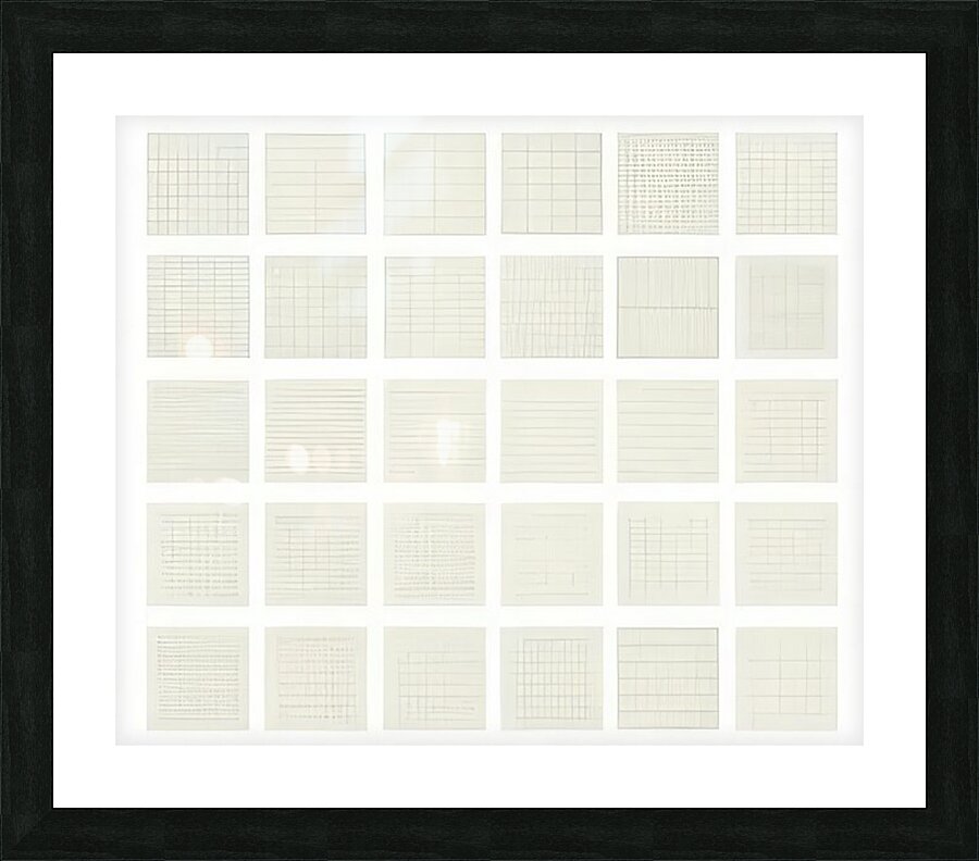 Agnes Martin    19 Picture Frame print