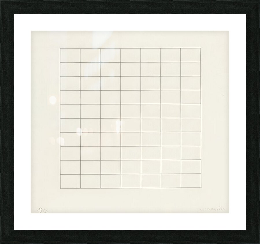 Agnes Martin    20 Picture Frame print