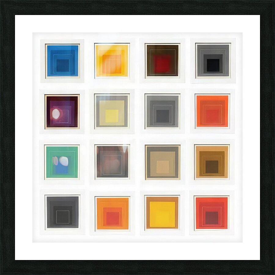 Josef Albers    11 Picture Frame print