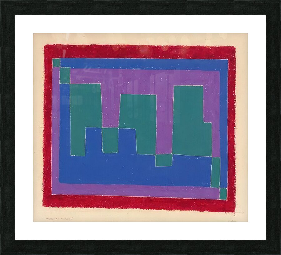 Josef Albers    12 Picture Frame print