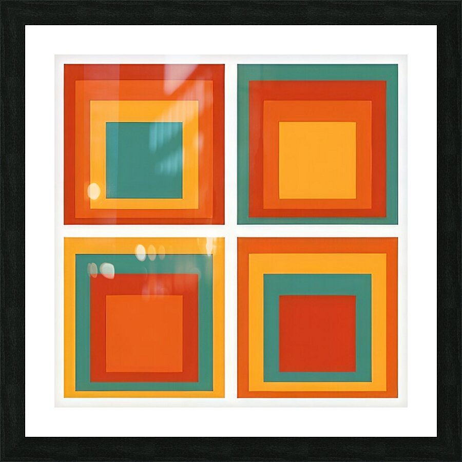Josef Albers    24 Picture Frame print