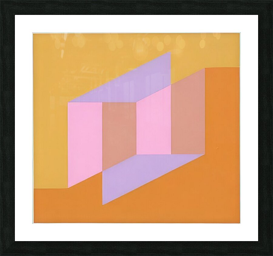 Josef Albers    12 Picture Frame print