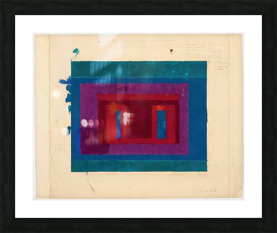 Josef Albers    17 Picture Frame print