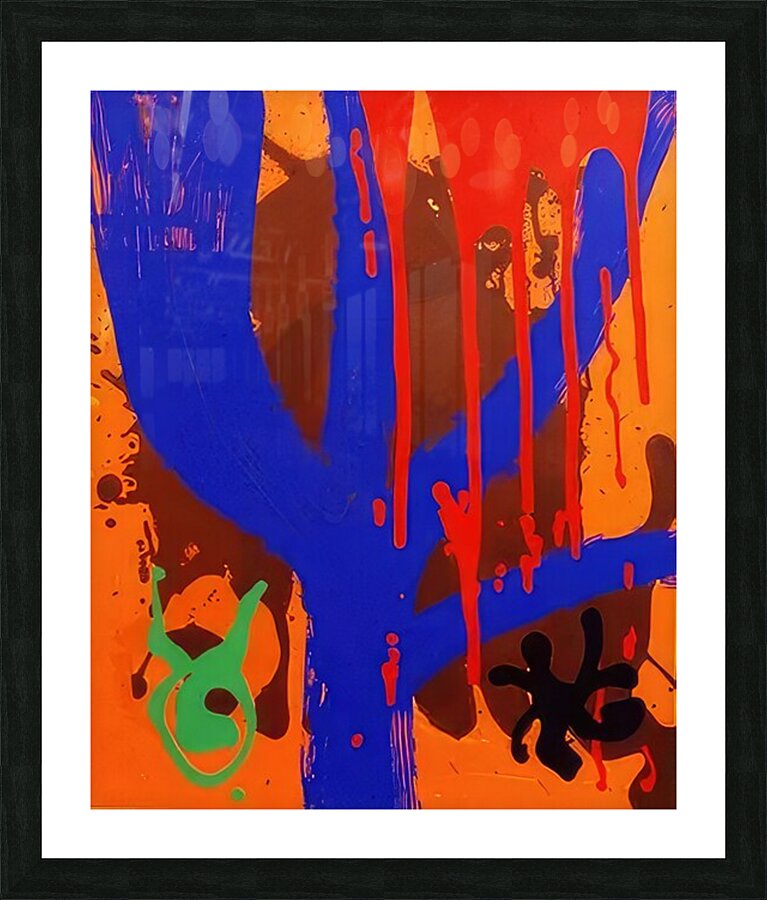 John Hoyland 16 Picture Frame print