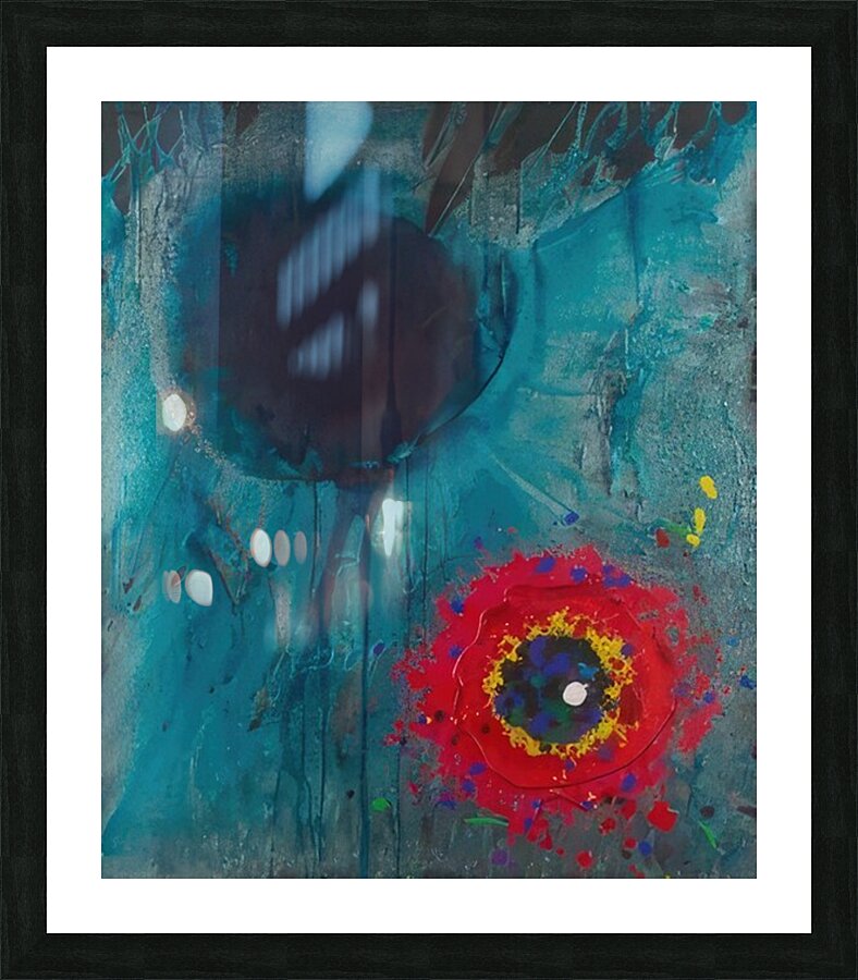 John Hoyland 17 Picture Frame print
