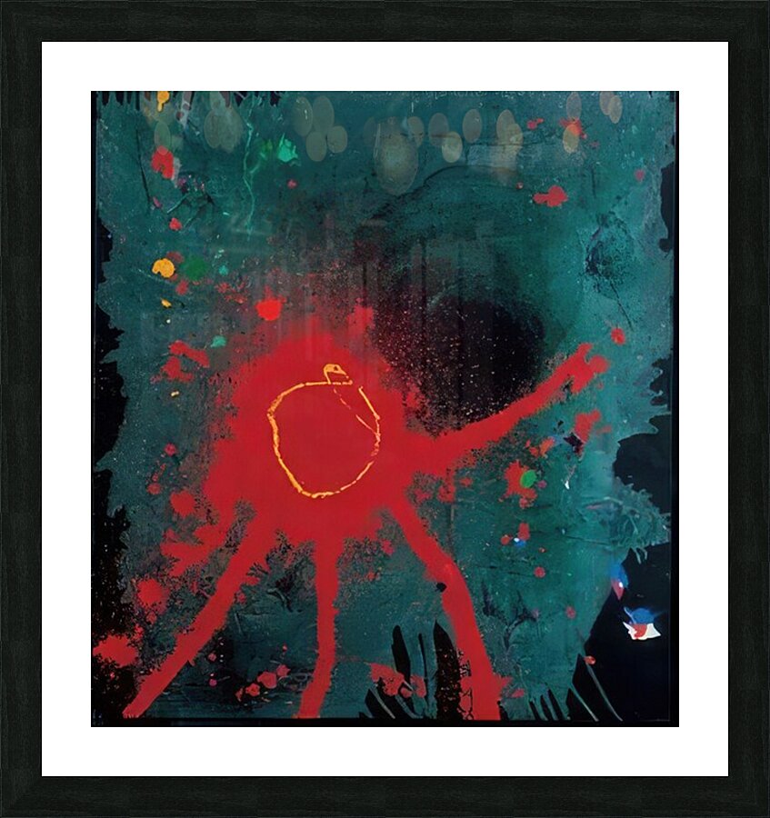 John Hoyland 27 Picture Frame print