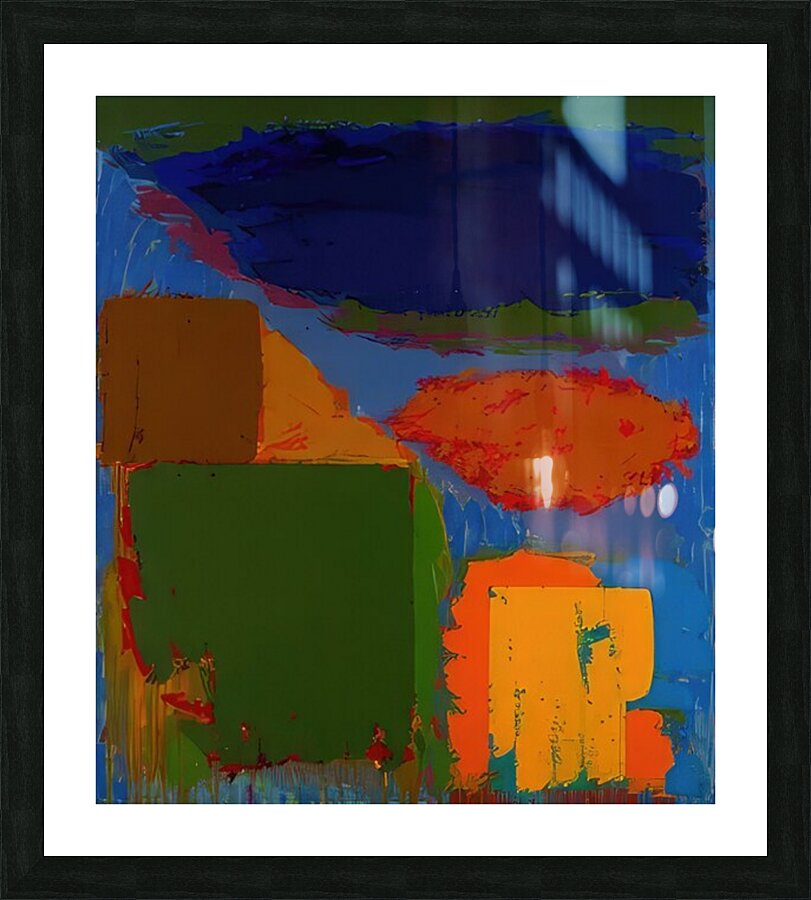 John Hoyland 32 Picture Frame print