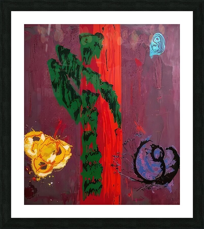 John Hoyland 35 Picture Frame print