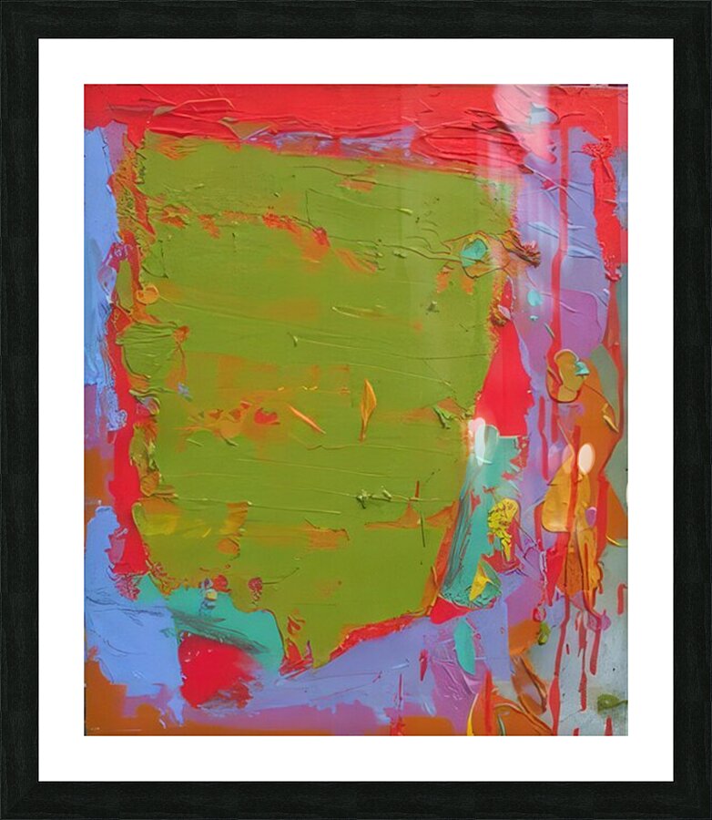 John Hoyland 37 Picture Frame print