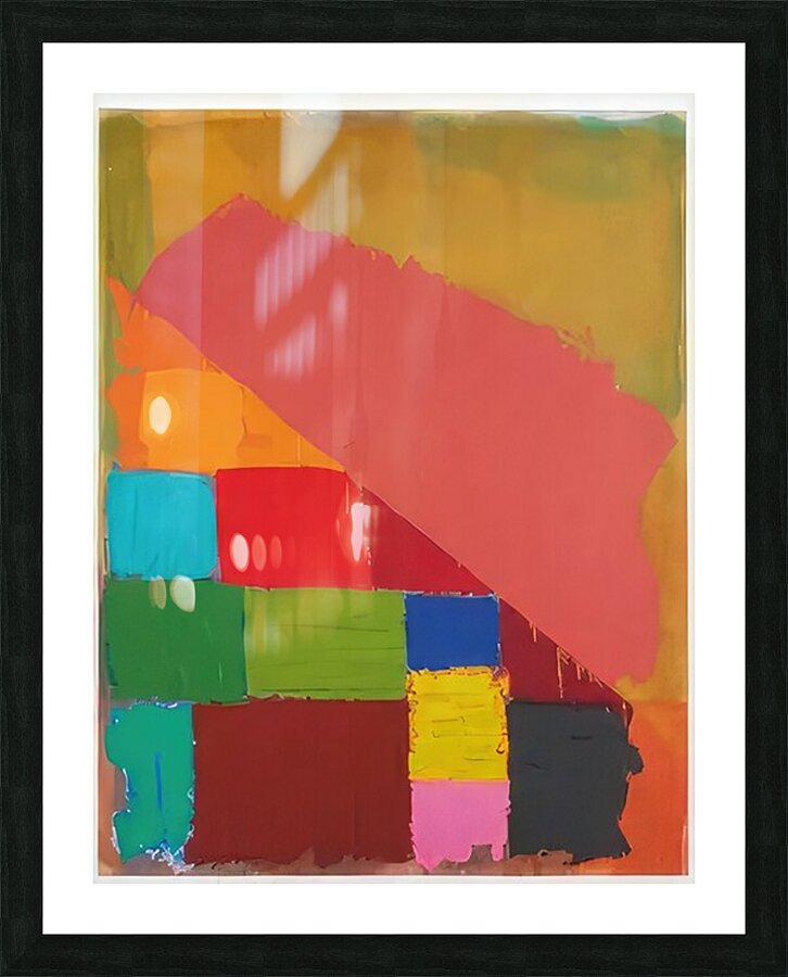 John Hoyland 40 Picture Frame print
