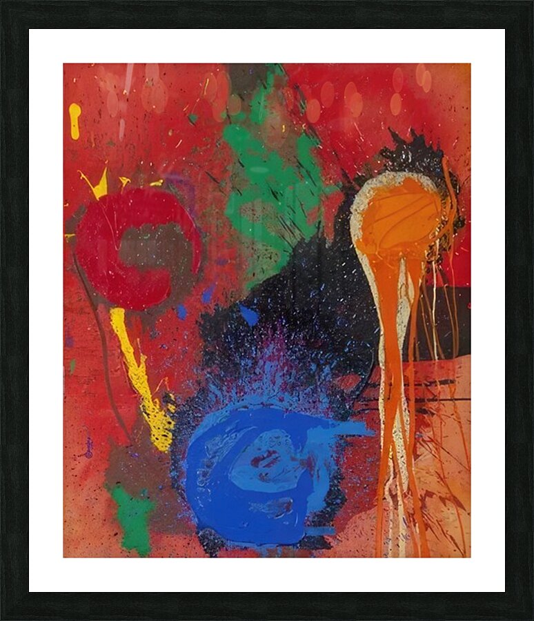 John Hoyland 43 Picture Frame print