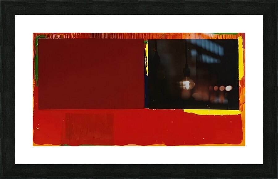 John Hoyland 47 Picture Frame print