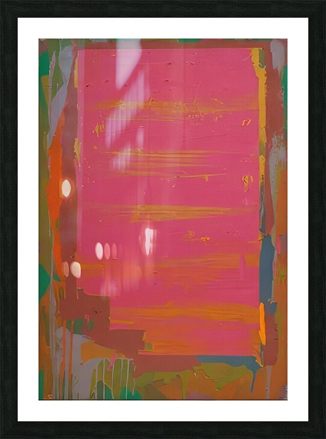 John Hoyland 51 Picture Frame print