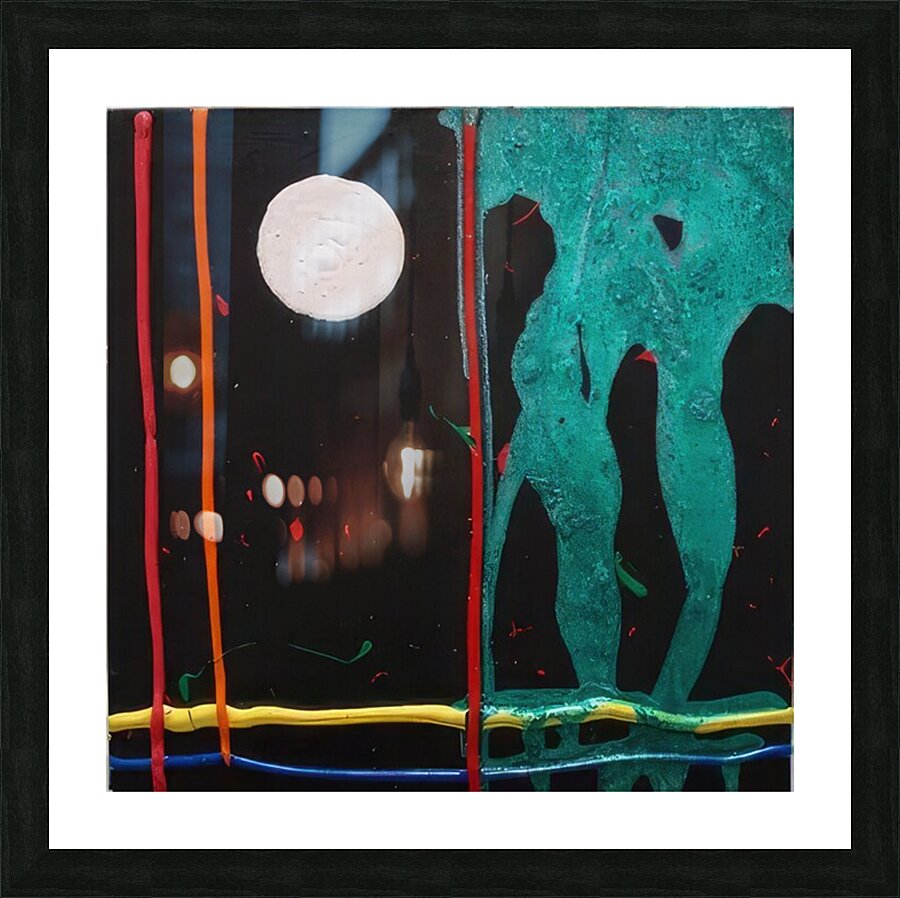 John Hoyland 52 Picture Frame print