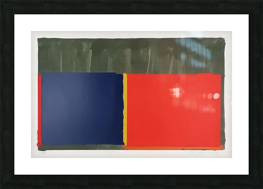 John Hoyland 55 Picture Frame print