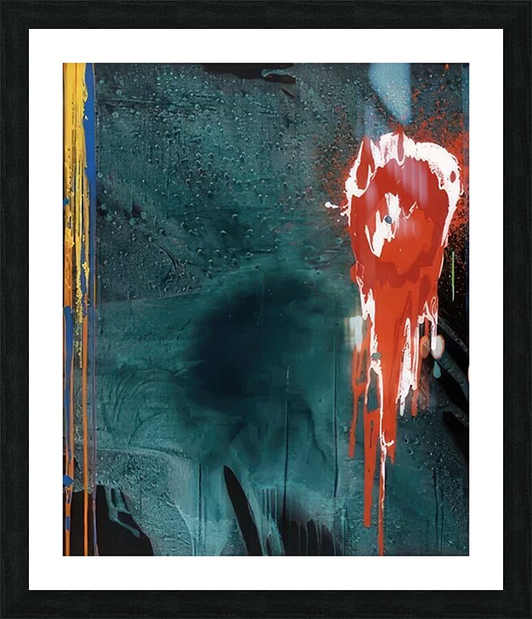 John Hoyland 56 Picture Frame print