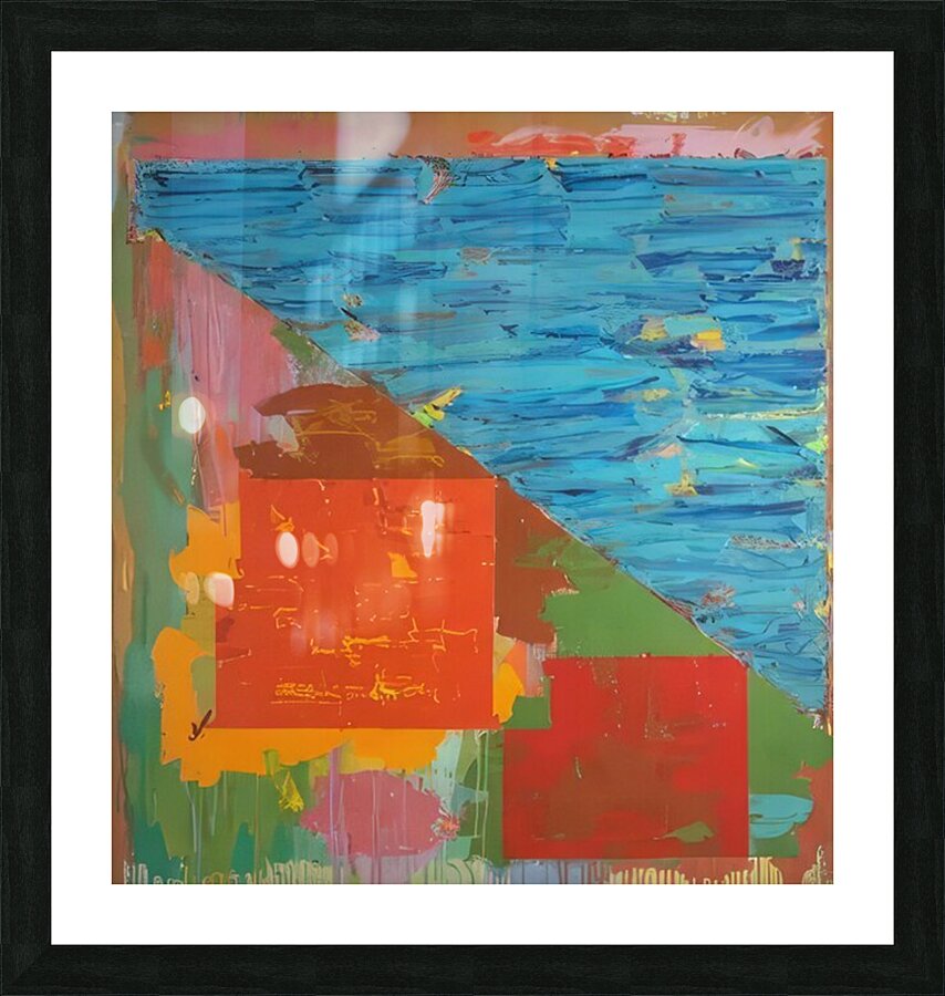 John Hoyland 59 Picture Frame print