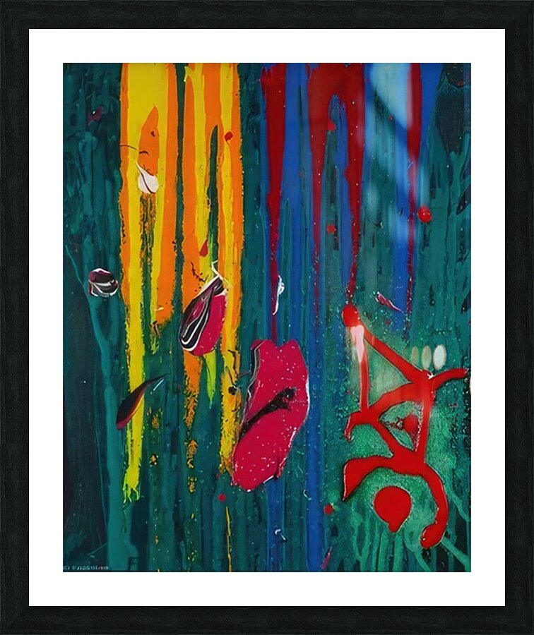 John Hoyland 61 Picture Frame print