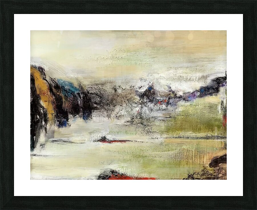 Zao Wo Ki 2 Picture Frame print