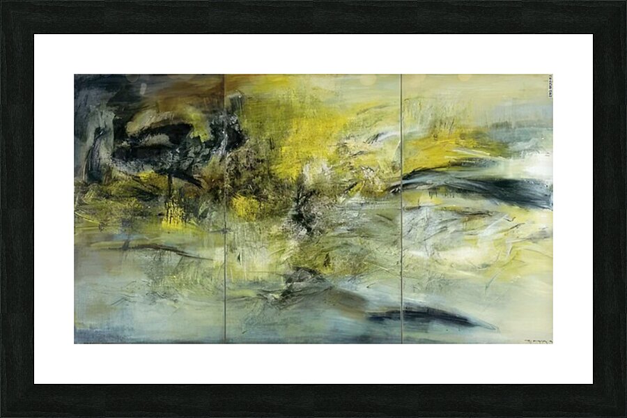 Zao Wo Ki 3 Picture Frame print