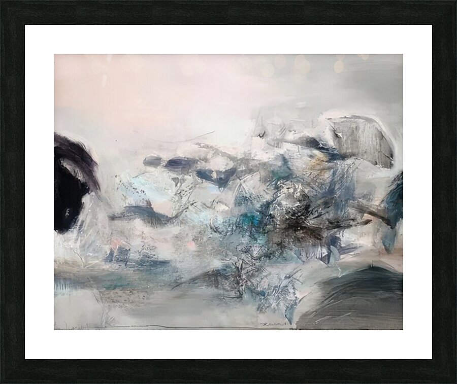 Zao Wo Ki 4 Picture Frame print