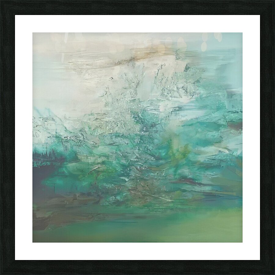 Zao Wo Ki 9 Picture Frame print