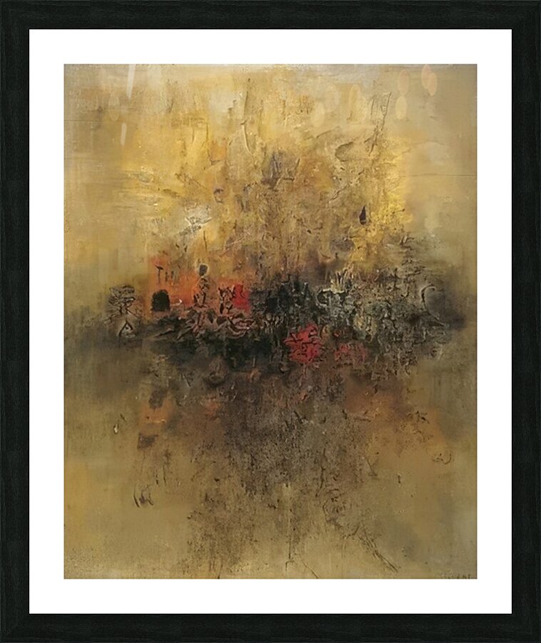 Zao Wo Ki 11 Picture Frame print