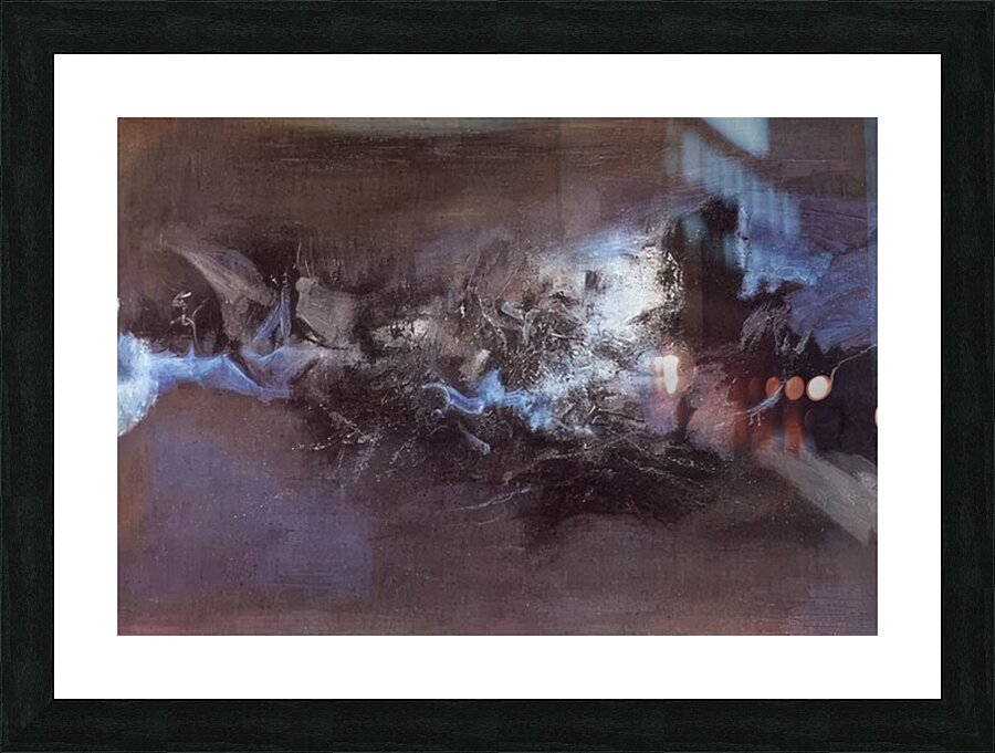 Zao Wo Ki 12 Picture Frame print