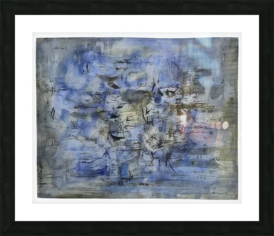 Zao Wo Ki 15 Picture Frame print