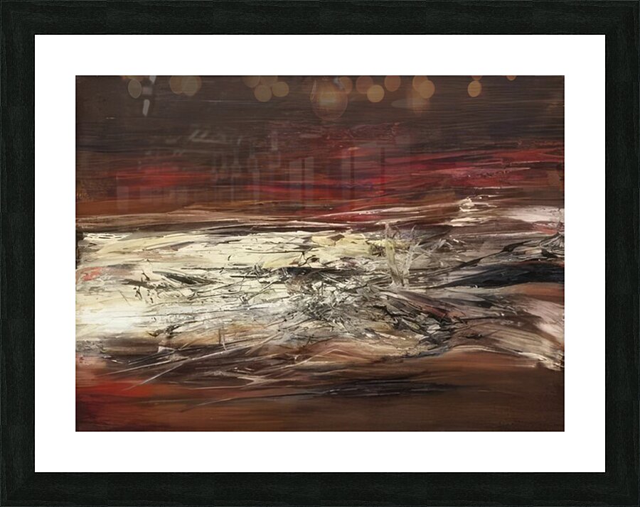 Zao Wo Ki 17 Picture Frame print