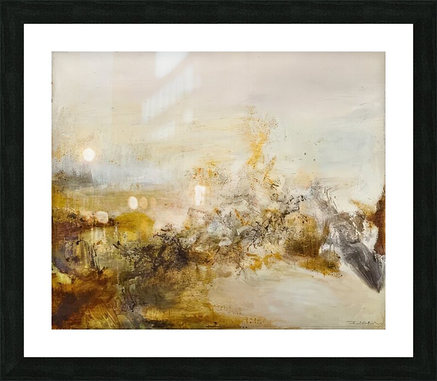 Zao Wo Ki 20 Picture Frame print