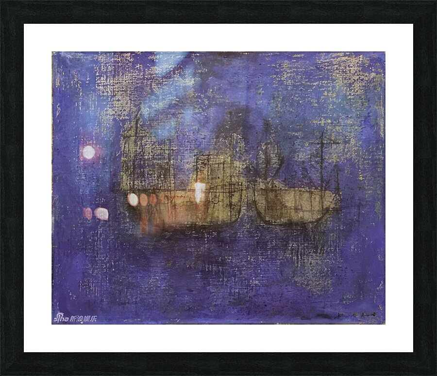 Zao Wo Ki 23 Picture Frame print