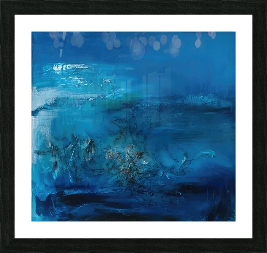 Zao Wo Ki 24 Picture Frame print