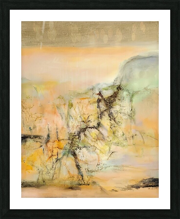 Zao Wo Ki 25 Picture Frame print